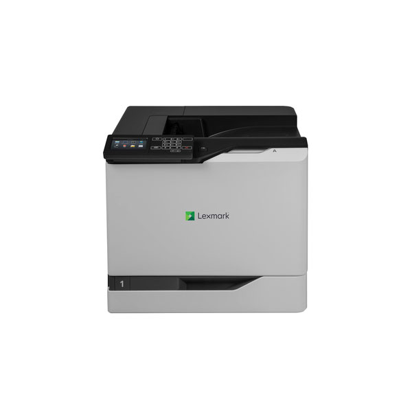 Lexmark CS820de Color Laser Printer (60 ppm) (Duty Cycle 200000 Pages) (Duplex) (USB) (Ethernet) (Touchscreen) (550 Sheet Input Tray) (100 Sheet MPT) (HW No Free Freight) (Direct Ship from Mfr)