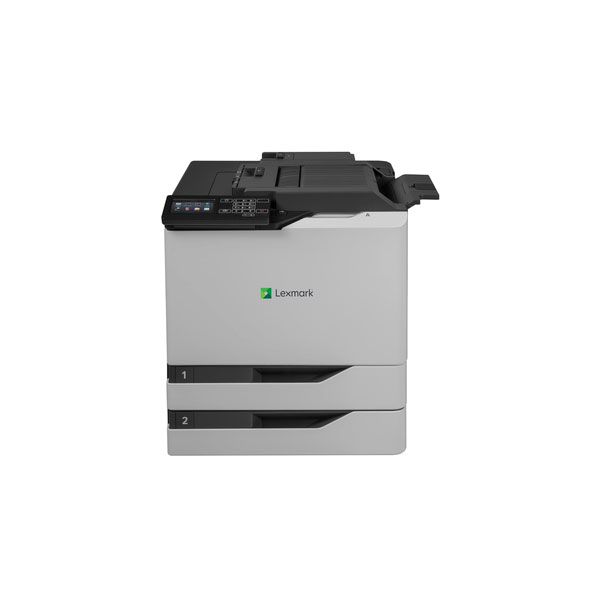 Lexmark CS820dtfe Color Laser Printer (60 ppm) (Duty Cycle 200000) (Duplex) (USB) (Ethernet) (Touchscreen) (2 x 550 Sheet Trays) (100 Sheet MPT) (Stapler) (HW No Free Freight) (Direct Ship from Mfr)