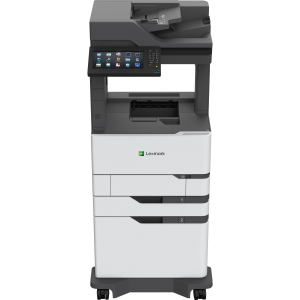 Lexmark MX826adxe Mono Laser MFP (70 ppm) (2 GB) (1200 x 1200 dpi) (Duty Cycle 350,000) (p/c/s/f) (Duplex) (USB) (Ethernet) (2750 Input Cap) (200 ADF) (Stacker) (Touchscreen) (HW No Free Freight)