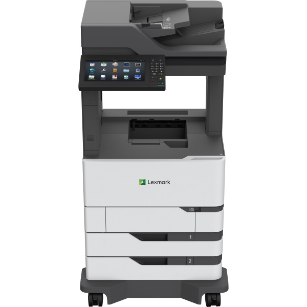 Lexmark MX822ade Mono Laser MFP (55 ppm) (2 GB) (8.5" x 14") (Duty Cycle 300,000 Pages) (p/c/s/f) (Duplex) (USB) (Ethernet) (1,200 Input Cap) (200 ADF) (Touchscreen) (HW No Free Freight)