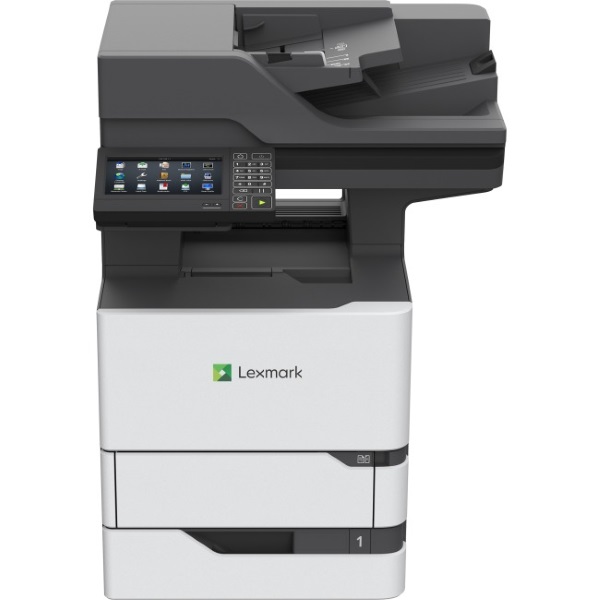 Government Lexmark MX721adhe Mono Laser MFP with CAC (65 ppm) (2 GB) (1200 dpi) (Duplex) (300000 Duty) (p/c/s/f) (Duplex) (USB) (Ethernet) (650 Sheet Input) (200 Sheet ADF) (Touchscreen)