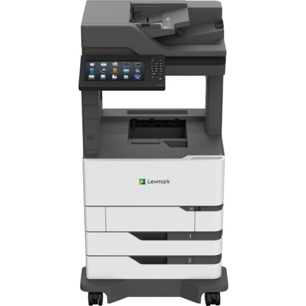Government Lexmark MX822ade Mono Laser MFP (220V) (55 ppm) (2 GB) (8.5" x 14") (Duty Cycle 300000) (p/c/s/f) (Duplex) (USB) (Ethernet) (1200 Input Cap) (200 ADF) (Touchscreen) (HW No Free Freight)