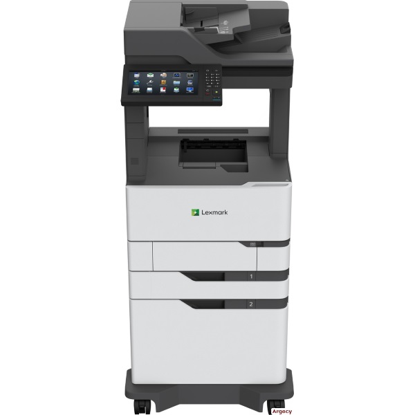 Government Lexmark MX826adtfe Mono Laser MFP (CAC) (70 ppm) (2 GB) (1200 x 1200 dpi) (8.5" x 14") (Duty Cycle 350,000 Pgs) (p/c/s/f) (Duplex) (USB) (Ethernet) (ADF) (Touchscreen) (HW No Free Freight)