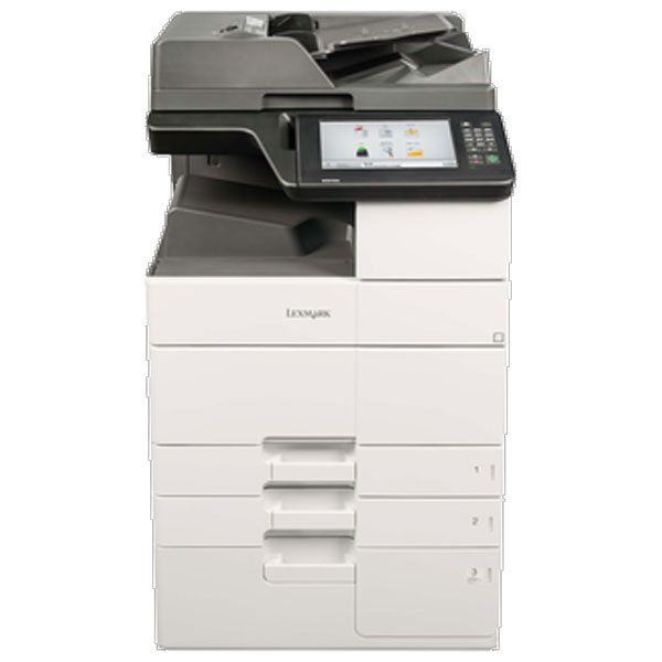 Lexmark MX912dxe Mono Laser MFP (65 ppm) (1 GB) (12" x 18") (1200 x 1200 dpi) (Duty Cycle 300,000) (p/s/c/f) (Duplex) (USB) (Ethernet) (Touchscreen) (3,650 Sheet Input Capacity) (HW No Free Freight)