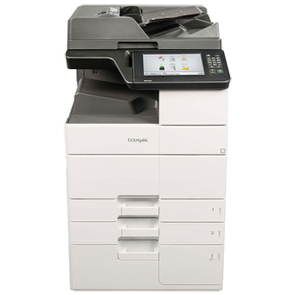 Government Lexmark MX912dxe Mono Laser MFP (65 ppm) (12" x 18") (1200 x 1200 dpi) (Duty Cycle 300000) (p/s/c/f) (Duplex) (USB) (Ethernet) (Touchscreen) (3650 Sheet Input) (HW No Free Freight)