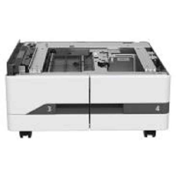 Lexmark CS943, CX942, CX943, CX944, XC9445, XC9455, XC9465 2000-Sheet Tandem Tray+Caster