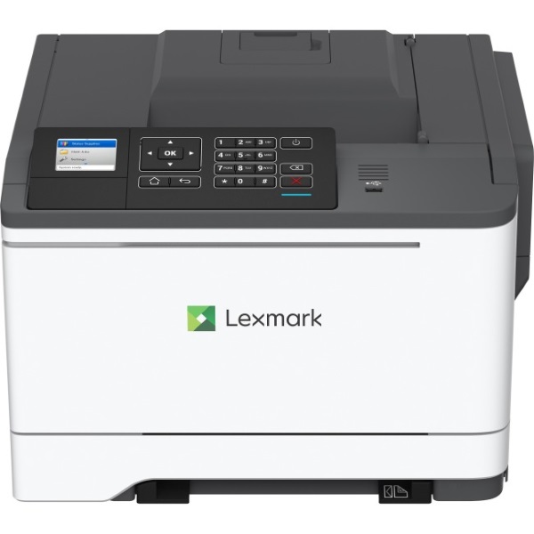 Government Lexmark CS521dn Color Laser Printer (220V) (35 ppm) (1 GHz) (1 GB) (1200 x 1200 dpi) (8.5" x 14") (Max Duty Cycle 85000 Pages) (Duplex) (USB) (Ethernet) (250 Sheet Input) (Energy Star)