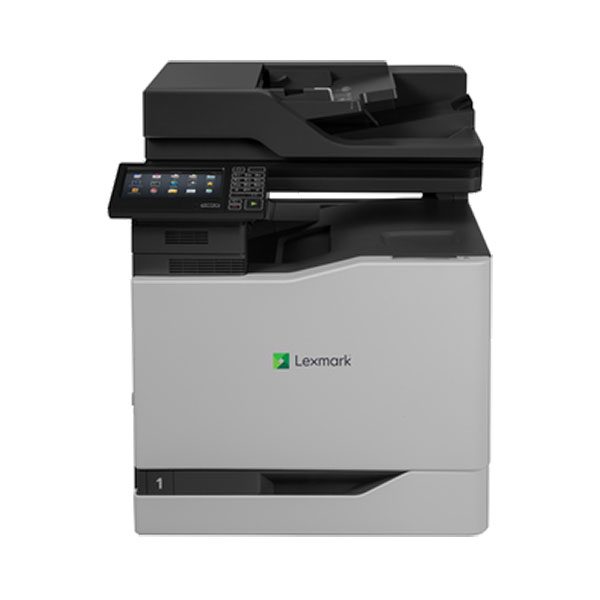 Lexmark CX820de Color Laser MFP (52 ppm) (1.2 GB) (Duty Cycle 200000 Pgs) (p/s/c/f) (Duplex) (USB) (Ethernet) (Touchscreen) (650 Sheet Input Cap) (HW No Free Freight) (Direct Ship from Mfr)