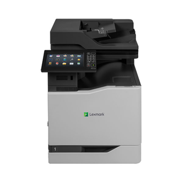 Lexmark CX825de Color Laser MFP (55 ppm) (2.5 GB) (Duty Cycle 250000 Pgs) (p/s/c/f) (Duplex) (USB) (Ethernet) (Touchscreen) (650 Sheet Input Cap) (HW No Free Freight) (Direct Ship from Mfr)