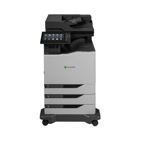 Lexmark CX825dte Color Laser MFP (55 ppm) (2.5 GB) (Duty Cycle 250000) (p/s/c/f) (Duplex) (Ethernet) (Touchscreen) (3 x 550 Sheet Tray) (100 Sheet MPT) (HW No Free Freight) (Direct Ship from Mfr)