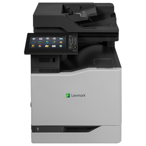 Lexmark CX860de Color Laser MFP (60 ppm) (2 GB) (Duty Cycle 350000 Pgs) (p/s/c/f) (Duplex) (USB) (Ethernet) (Touchscreen) (650 Sheet Input Cap) (HW No Free Freight) (Direct Ship from Mfr)