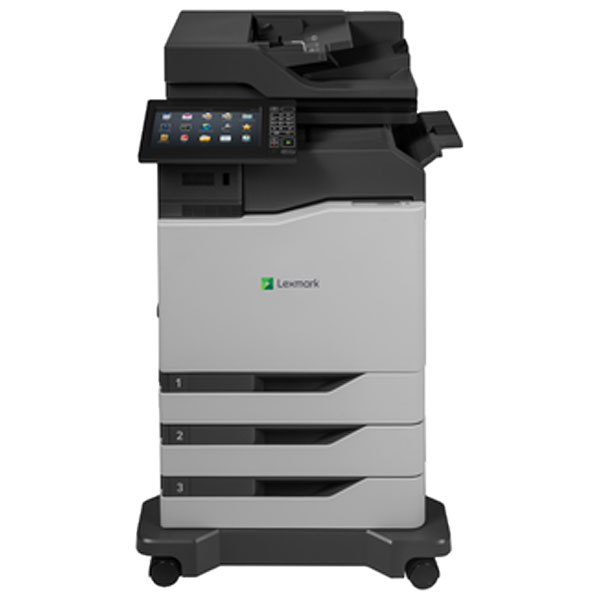 Lexmark CX860dtfe Color Laser MFP (60 ppm) (Duty Cycle 350000) (p/s/c/f) (Duplex) (Ethernet) (Touchscreen) (Stapler) (3 x 550 Sheet Trays) (100 Sheet MPT) (HW No Free Freight) (Direct Ship from Mfr)