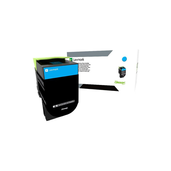 Lexmark (700H2) CS310, CS410 High Yield Cyan Non-Return Program Toner Cartridge (3,000 Yield)
