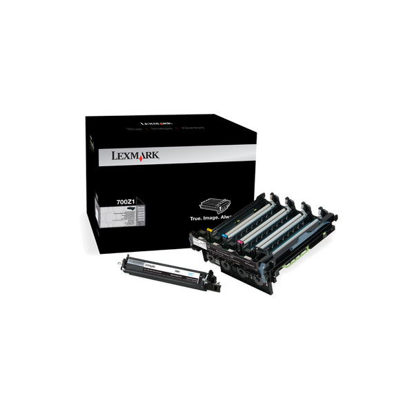 Lexmark (700Z1) CS310 CS410 CS510 CX310 CX410 CX510 XC2132 Imaging Kit (Includes - 1 Drum Frame with Black Cyan Yellow Magenta Drum Units) and 1-Black Developer Unit (40000 Yield)