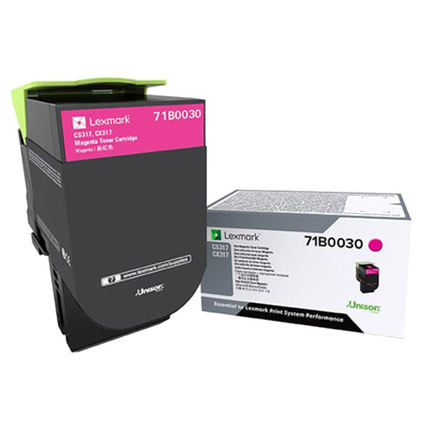 Lexmark CS317, CX317 Magenta Non-Return Program Toner Cartridge (2,300 Yield)