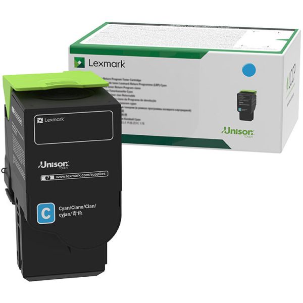 Lexmark CS730, CS735, CX730, CX735 Cyan Return Program Toner Cartridge (5,000 Yield)