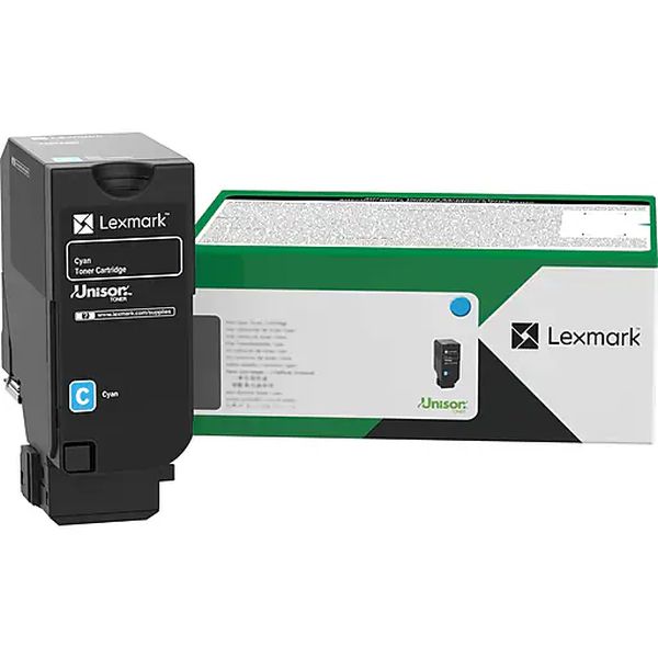 Lexmark CS730, CX730 Cyan High Yield Return Program Toner Cartridge (10,500 Yield)