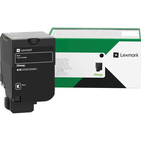Lexmark CS730, CS735, CX730 Black High Yield Return Program Toner Cartridge (22,000 Yield)
