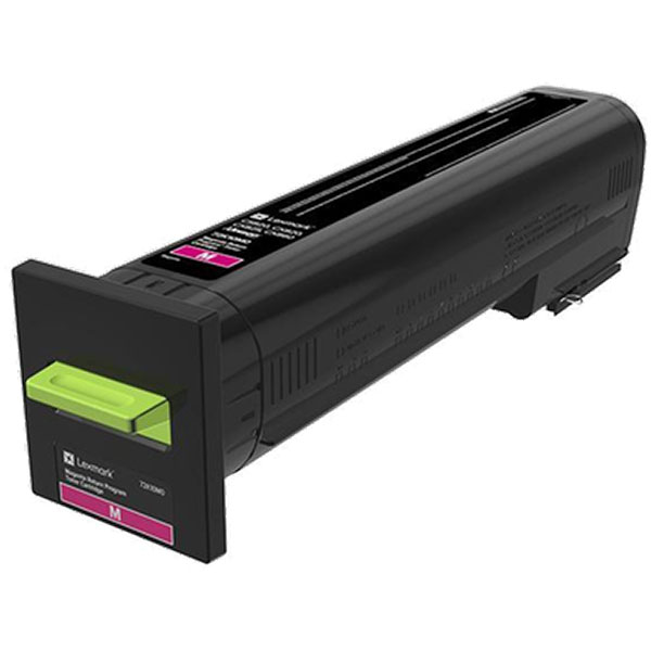 Lexmark CS820, CX820, CX825, CX860 Magenta Return Program Toner Cartridge for US Government (8,000 Yield) (TAA Compliant Version of 72K10M0)