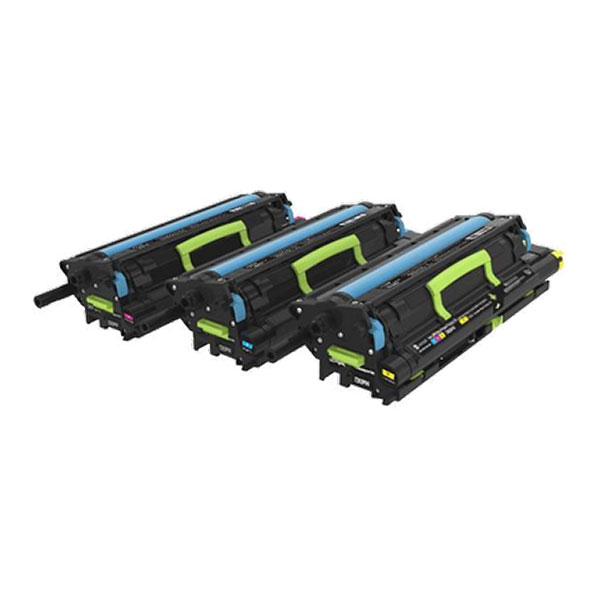 Lexmark CS820, CX820, CX825, CX860, XC6152, XC6153 Color (CMY) Developers and Photoconductor Units Pack (175,000 Yield)