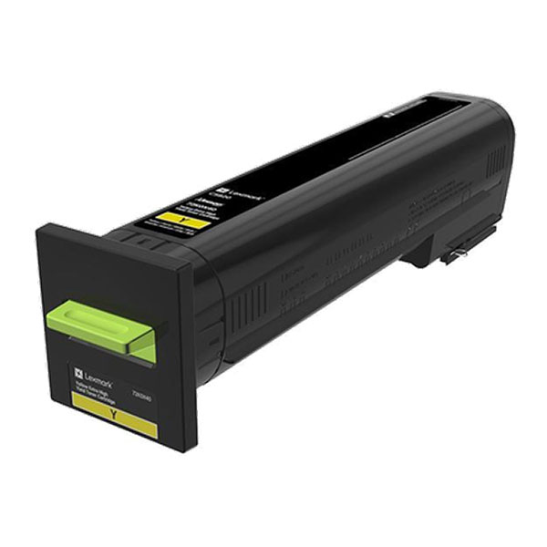 Lexmark CS820 Extra High Yield Yellow Non-Return Program Toner Cartridge (22,000 Yield)