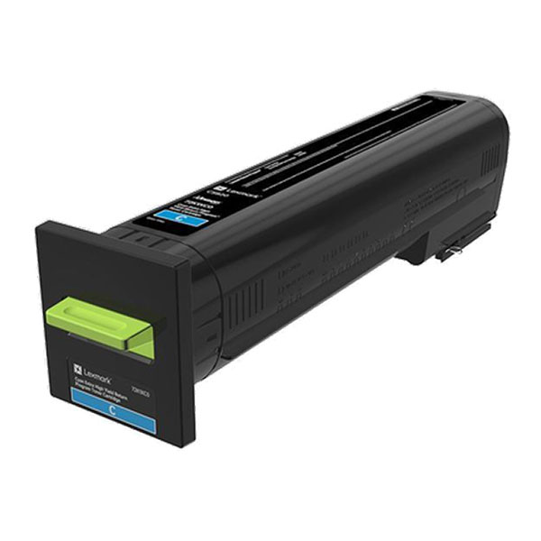 Lexmark CS820 Extra High Yield Cyan Return Program Toner Cartridge (22,000 Yield)