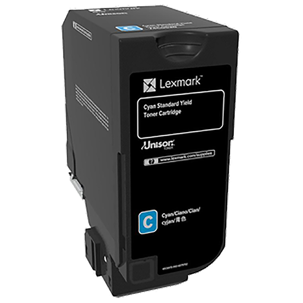 Lexmark CS720 Cyan Non-Return Program Toner Cartridge (7,000 Yield)