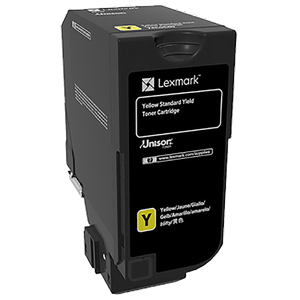 Lexmark CS720 Yellow Non-Return Program Toner Cartridge (7,000 Yield)