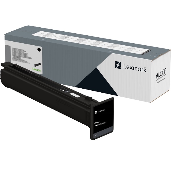 Lexmark CS963, CX961, CX962, CX963 Black Toner Cartridge (47,700 Yield)