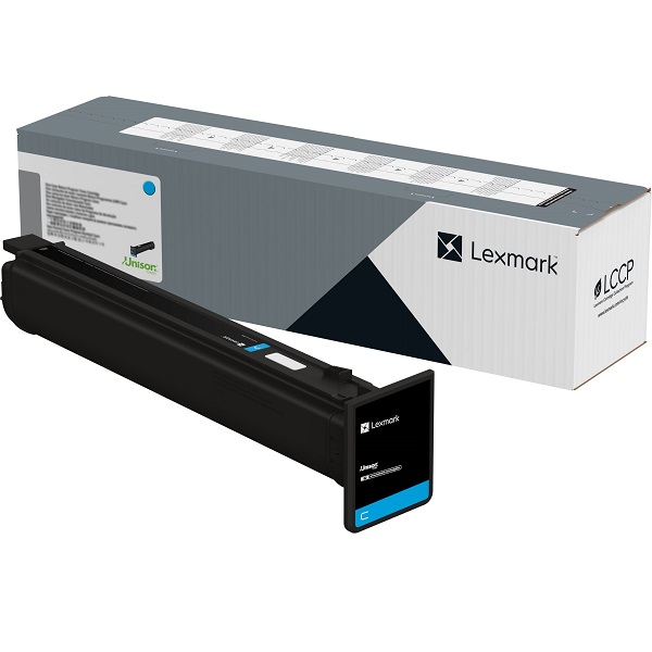 Lexmark CS963, CX961, CX962, CX963 Cyan Toner Cartridge (46,900 Yield)
