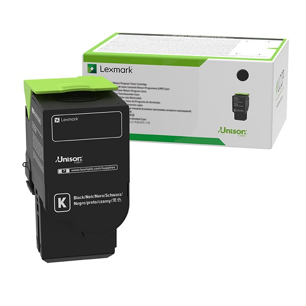 Lexmark CS421dn, CS521dn, CS622de, CX421adn, CX522ade, CX622ade, CX625ade, CX625adhe Black Contract Corporate Toner Cartridge (2,000 Yield)