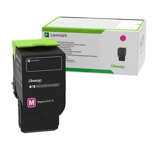 Lexmark CS421dn, CS521dn, CS622de, CX421adn, CX522ade, CX622ade, CX625ade, CX625adhe Magenta Contract Corporate Toner Cartridge (1,400 Yield)