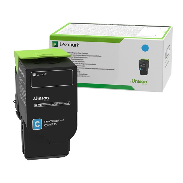Lexmark CS421dn, CS521dn, CS622de, CX421adn, CX522ade, CX622ade, CX625ade, CX625adhe Corporate Extra High Yield Cyan Toner Cartridge (5,000 Yield)