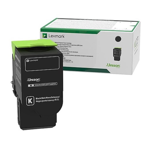 Lexmark CS421dn, CS521dn, CS622de, CX421adn, CX522ade, CX622ade, CX625ade, CX625adhe Extra High Yield Black Return Program Toner Cartridge (8,500 Yield)