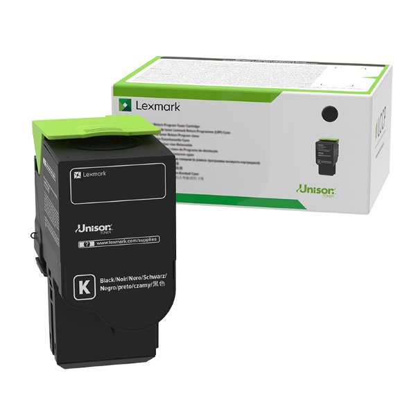 Lexmark CS421dn, CS521dn, CS622de, CX421adn, CX522ade, CX622ade, CX625ade, CX625adhe Corporate Extra High Yield Black Toner Cartridge (8,500 Yield)