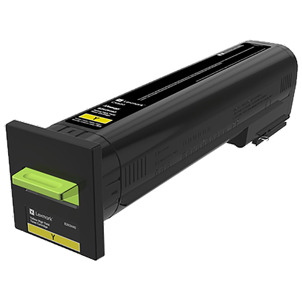 Lexmark CX820, XC6152, XC6153 High Yield Yellow Non-Return Program Toner Cartridge (17,000 Yield)