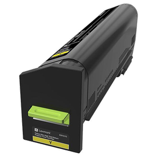 Lexmark CX860 Ultra High Yield Yellow Return Program Toner Cartridge for US Government (55,000 Yield) (TAA Compliant Version of 82K1UY0)