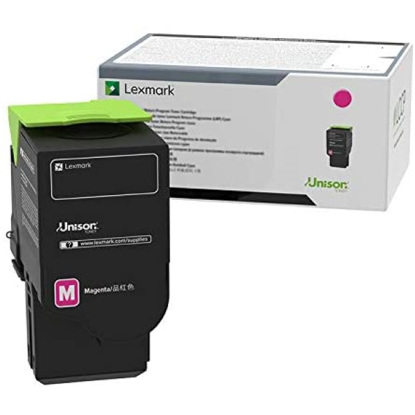 Lexmark C2325, C2425, C2535, MC2325, MC2425, MC2535, MC2640 High Yield Magenta Return Program Toner Cartridge (2,300 Yield)
