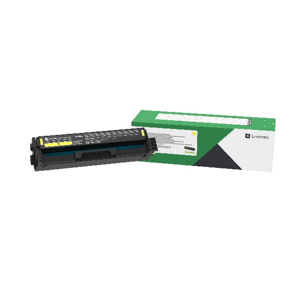 Lexmark C3224dw, C3326dw, MC3224dwe, MC3224adwe, MC3326adwe Yellow Return Program Toner Cartridge (1,500 Yield)