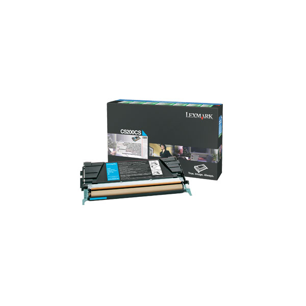 Lexmark C520n, C530dn Cyan Return Program Toner Cartridge (1,500 yield)