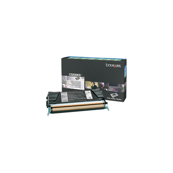 Lexmark C520n, C530dn Black Return Program Toner Cartridge (1,500 Yield)