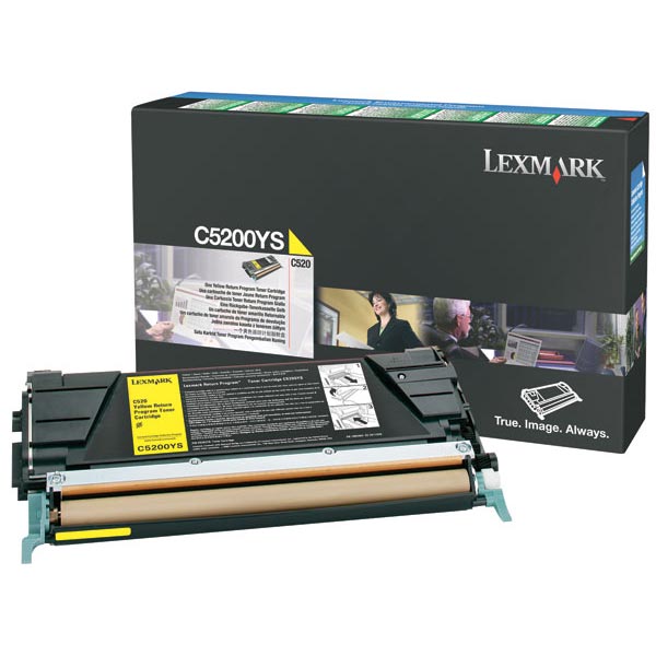 Lexmark C520n, C530dn Yellow Return Program Toner Cartridge (1,500 Yield)