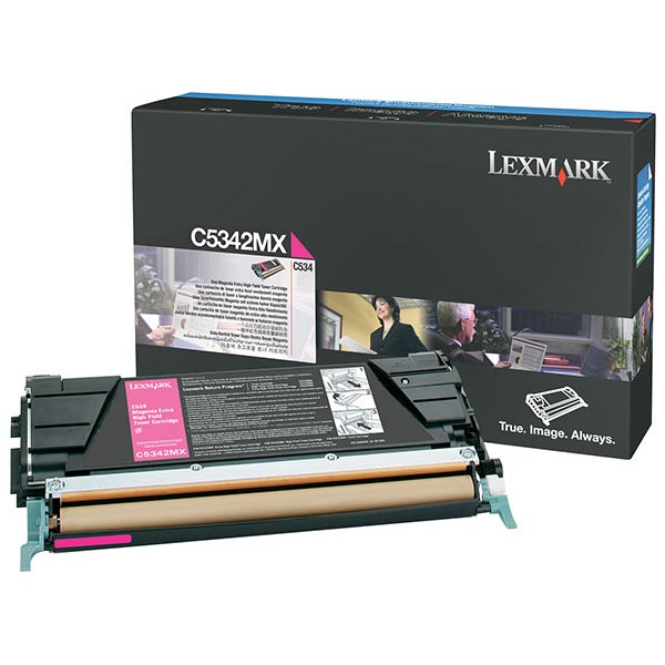 Lexmark C534 Extra High Yield Magenta Return Program Toner Cartridge for US Government (7,000 Yield) (TAA Compliant Version of C5342MX)