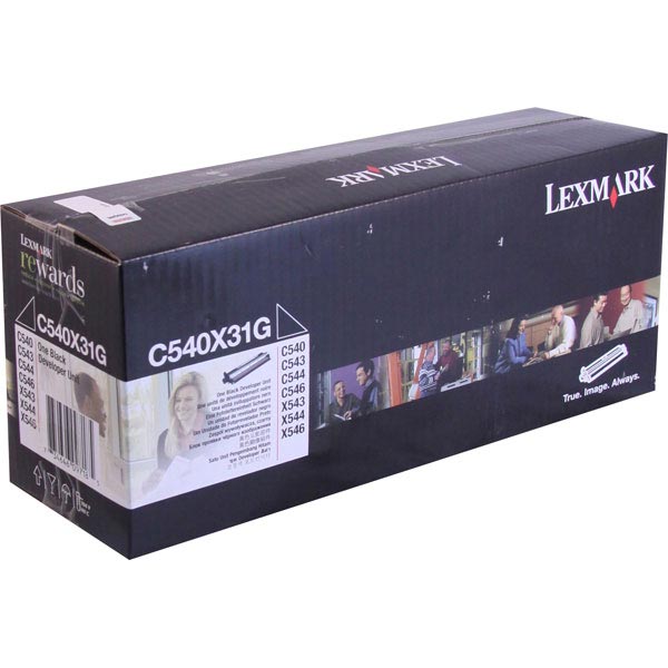 Lexmark C540, C543, C544, C546, X543, X544, X546, X548 Black Developer Unit (30,000 Yield)