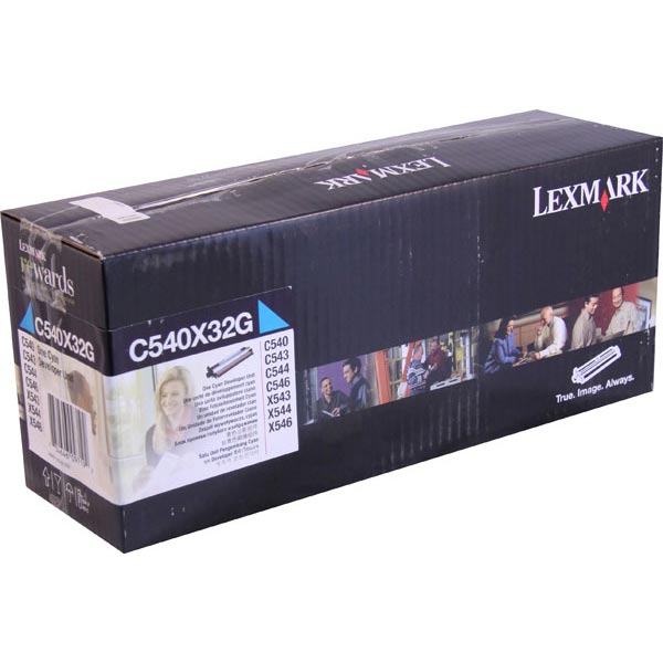 Lexmark C540, C543, C544, C546, X543, X544, X546, X548 Cyan Developer Unit (30,000 Yield)