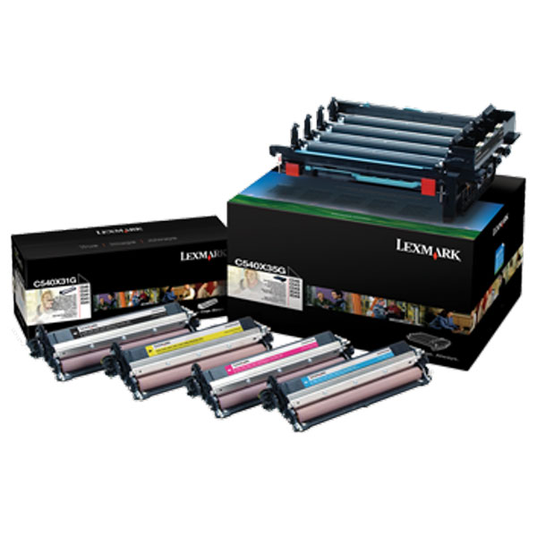 Lexmark C540 C543 C544 C546 X543 X544 X546 X548 Black and Color Imaging Kit (Includes Photoconductor Unit and 1 Each Photodeveloper Unit for C/M/Y/K) (30000 Yield)
