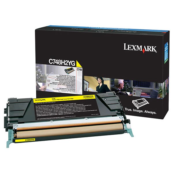 Lexmark C748 High Yield Yellow Non-Return Program Toner Cartridge (10,000 Yield)