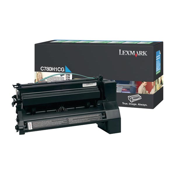 Lexmark C780, C782, X782e High Yield Cyan Return Program Toner Cartridge (10,000 Yield)