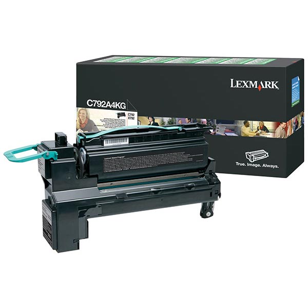 Lexmark C792, X792 Return Program Black Toner Cartridge for US Government (6,000 Yield) (TAA Compliant Version of C792A1KG)