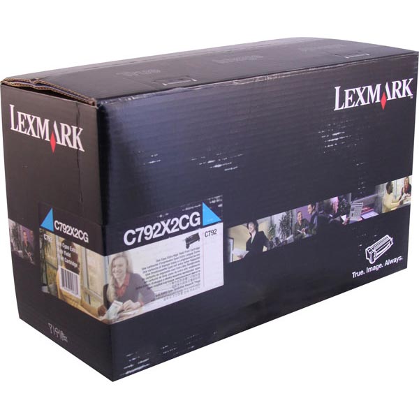 Lexmark C792, CS796 Extra High Yield Cyan Non-Return Program Toner Cartridge (20,000 Yield)